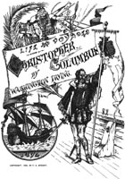 Title page of Washington Irving's Life and Voyages of Christopher Kolumbus. (c) 1892 F.E.Wright.